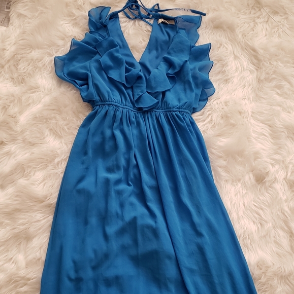 Blue Maxi Dress size S - Picture 6 of 6